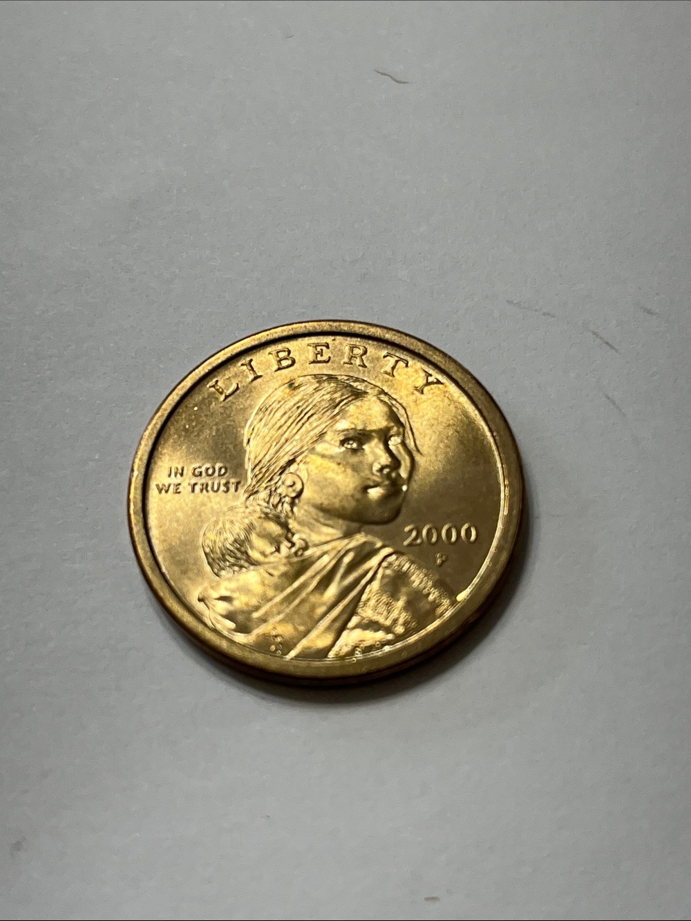 2000 Sacagawea Golden Dollar Coin